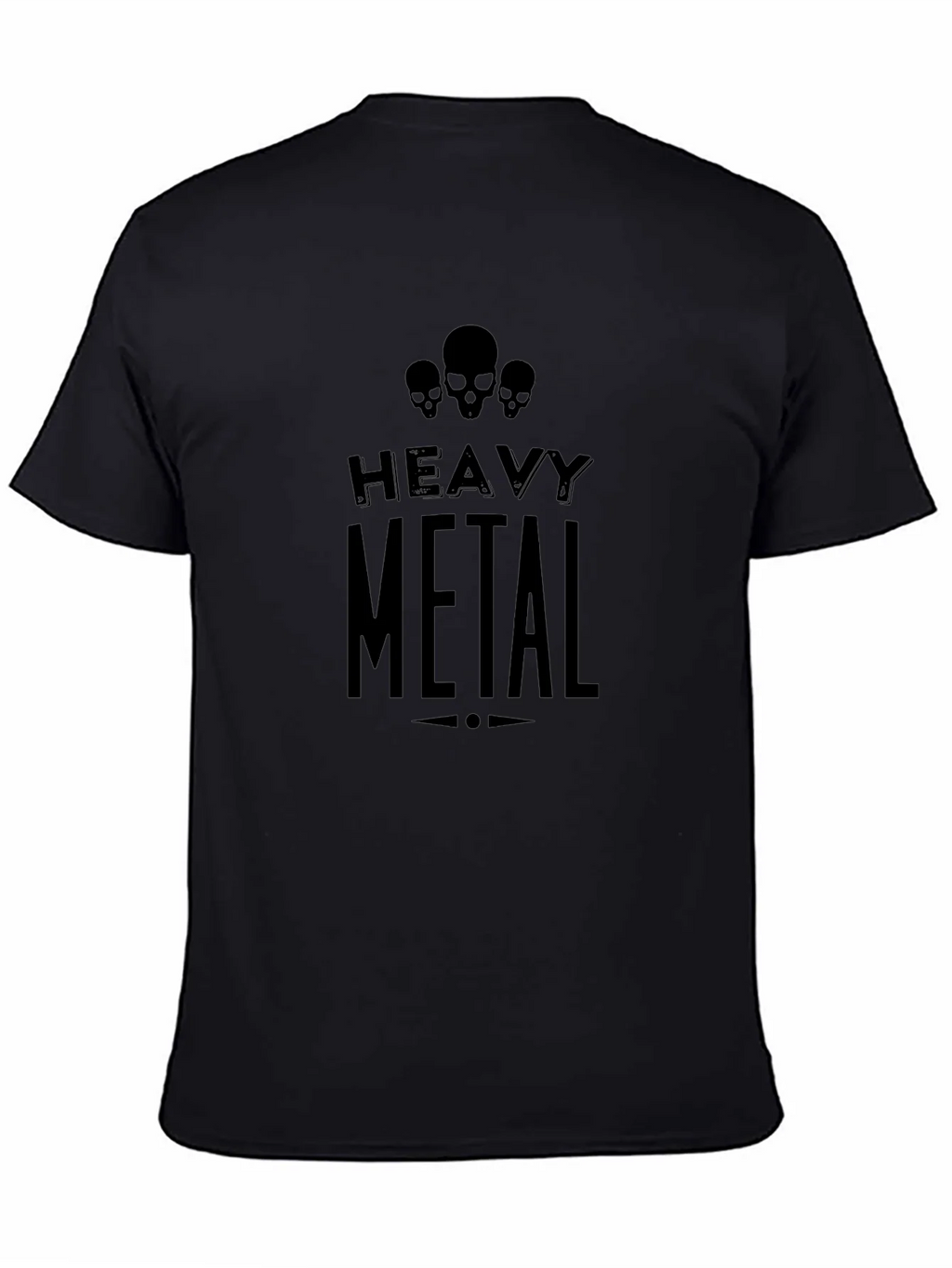 Heavy Metal Skull T-Shirt Mens Graphic Tee product image 3